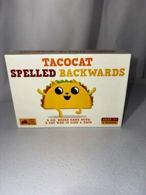 Exploding Kittens Tacocat Spelled Backwards 2-Player Board Game